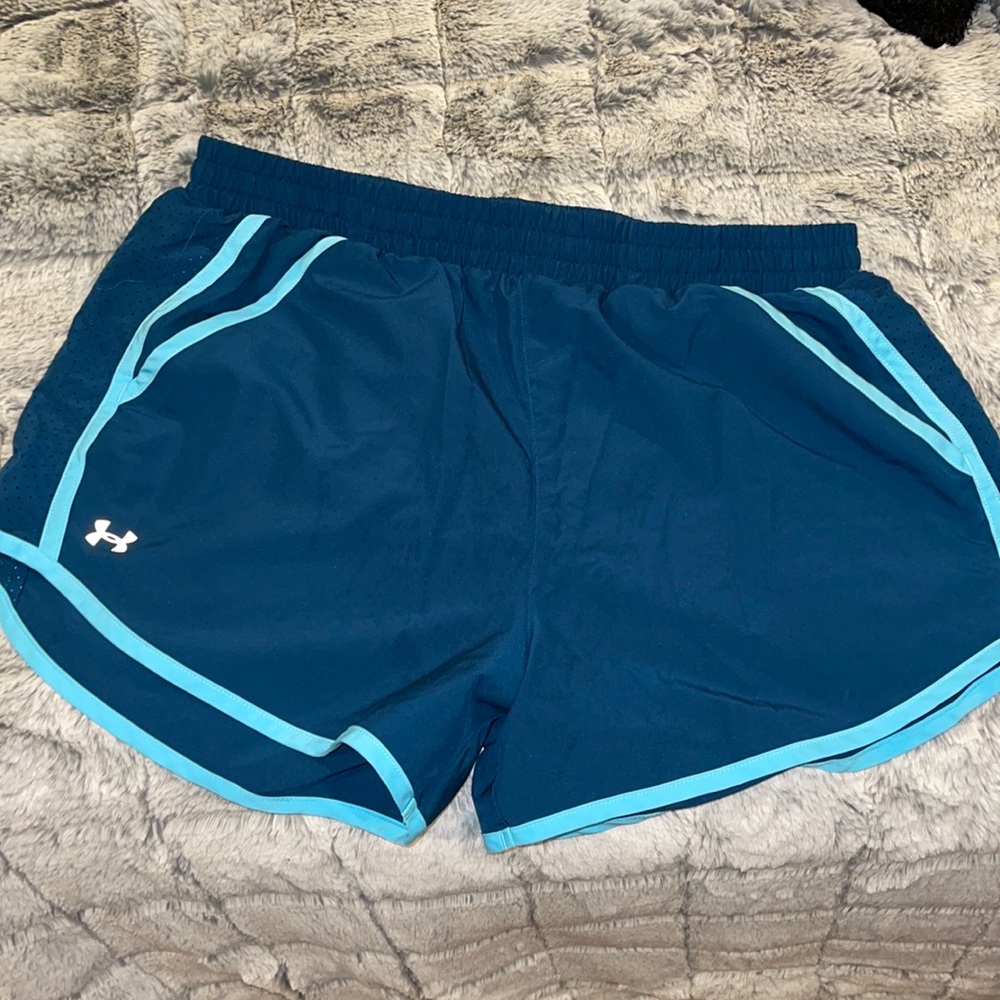 BLUE UNDER AMOUR SHORTS
